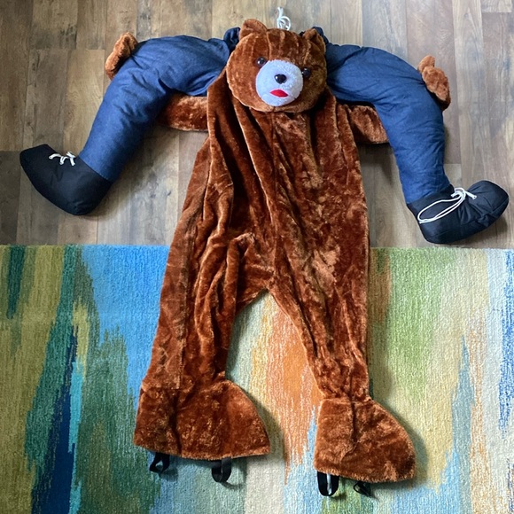 Adult Bear Ride-Along Costume-Spirit Halloween NWOT - Picture 1 of 7